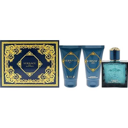 Versace Eros 1.7 Oz Sp/1.7 Oz Sg/1.7 Oz Aft Shave Balm SET